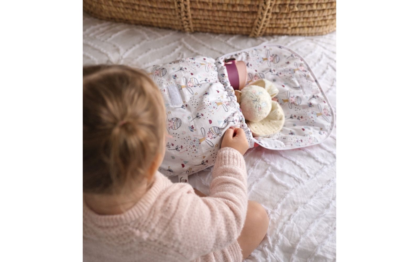 sac à dos enfant personnalisé fermeture scratch facile maternelle