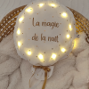 veilleuse ballon bébé personnalisée lumière LED chaude décoration chambre bébé