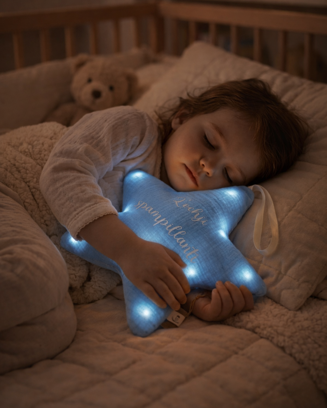 veilleuse bébé étoile sommeil enfant lumière nuit apaisante sécurisante dodo