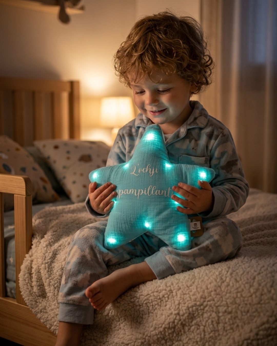 veilleuse bebe etoile enfant chambre nuit lumière douce apaisante utilisation enfant