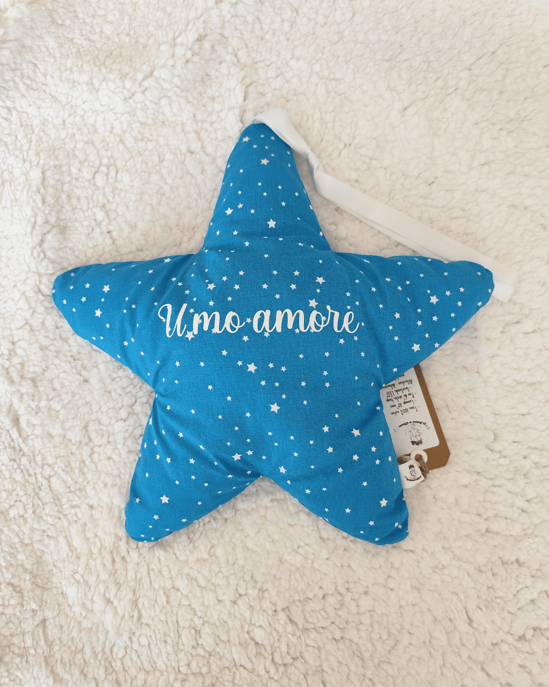 Veilleuse étoile en tissu